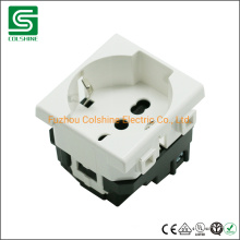 Italian Style Electrical Wall Socket Schuko Socket 2p+T